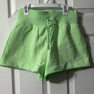 Nike Women's Lime Green Shorts